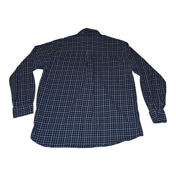 George Strait Wrangler Button Down Long Sleeve Men's XL Blue Western Cowboy - Picture 5 of 5